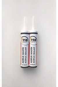 2 Adet Beyaz Silikonize Mastik / Çekomastik 2x480gr. Silikon Tabancası ürün fotoğrafı