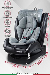 Profix Pro Signal 360 Derece Dönebilen 0-36 Kg Isofixli Oto Koltuğu ürün fotoğrafı