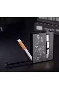 Hediyelik Kişiye Özel Isim Baskılı Usb Şarjlı Çakmaklı Sigara Çıkaran Tabaka ürün fotoğrafı