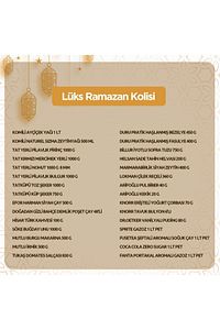 Lüks Ramazan Kolisi ürün fotoğrafı