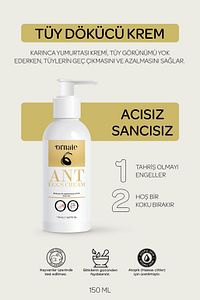Karınca Yumurtası Yağlı Tüy Azaltıcı Inceltici Etkili 4 'lü Tüy Dökücü Krem Seti (UNİSEX) ürün fotoğrafı