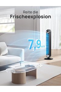28 Db Akıllı Sessiz Kule Vantilatör, Soğutmalı, 106 Cm Wifi Alexa Tower Fan, 90° Salınımlı ürün fotoğrafı
