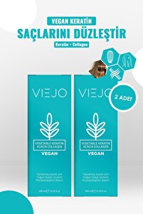 2 Adet - Vegan Saç Keratini - Collagen - Saç Düzleştirici ürün fotoğrafı