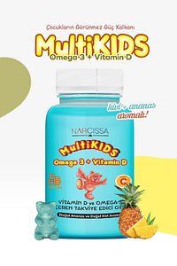 Multikids Omega3 & Vitamin D ürün fotoğrafı