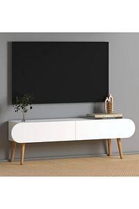 Lotus Tv Sehpası 120 Cm Beyaz ürün fotoğrafı