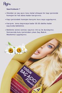 Love Colors Yoğun Saç Renk Açıcı Toz Oksidan Oryal Besleyici Saç Bakım Onarım Seti 3 Adet Set ürün fotoğrafı