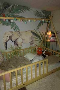 Montessori Bebek Ve Çocuk Karyolası Unisex Doğal Ahşap Yatak ürün fotoğrafı