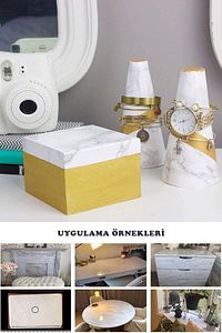 Kendinden Yapışkanlı Mermer Desenli Mutfak Banyo Tezgah Duvar Ve Masa Kaplama (60cmx100cm) ürün fotoğrafı