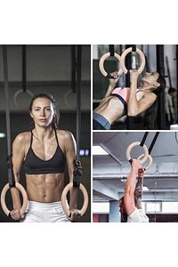 Crossfit-jimnastik Halkası Ahşap ürün fotoğrafı