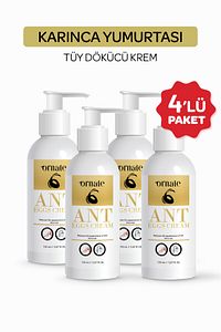 Karınca Yumurtası Yağlı Tüy Azaltıcı Inceltici Etkili 4 'lü Tüy Dökücü Krem Seti (UNİSEX) ürün fotoğrafı