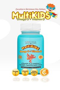 Multikids Omega3 & Vitamin D ürün fotoğrafı