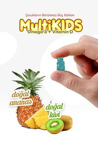 Multikids Omega3 & Vitamin D ürün fotoğrafı