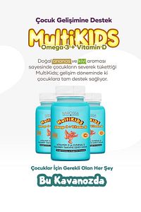 Multikids Omega3 & Vitamin D ürün fotoğrafı