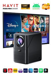 PJ216 Pro Smart Android Projeksiyon Cihazı - 1080p ürün fotoğrafı