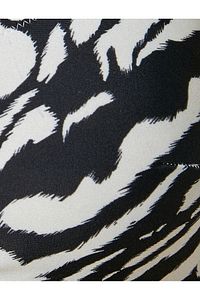Zebra Desenli Bikini Üstü Tek Omuz ürün fotoğrafı