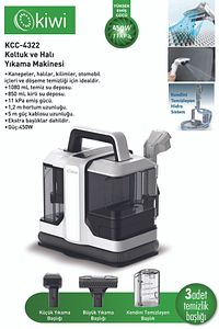 Kcc-4322 Koltuk Ve Halı Yıkama Makinesi Beyaz ürün fotoğrafı
