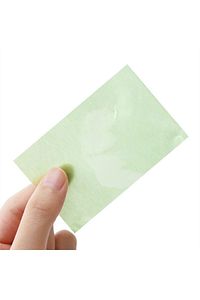 Organik Cotton Yeşil Çaylı -yag Emici-parlama Önleyici -temizleme Kagıt Mendil 100 Adet(1 Kutu) ürün fotoğrafı