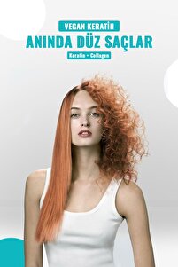 3 Adet - Vegan Saç Keratini - Collagen - Saç Düzleştirici ürün fotoğrafı