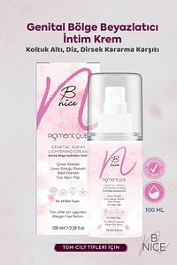 Genital Bölge Beyazlatıcı İntim Krem - Koltuk Altı Diz Dirsek Kararma Karşıtı - 100ML ürün fotoğrafı