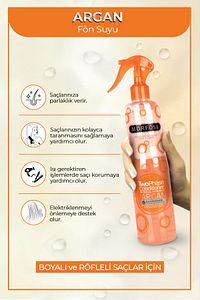 Çift Fazlı Argan Içeren Fön Suyu 400 ml ürün fotoğrafı