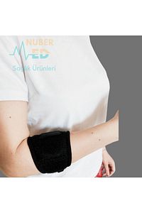 Epikondilit Bandajı Silikon Destekli - Tenisçi Dirseği Bandajı - Destekli Dirseklik - Bandaj ürün fotoğrafı