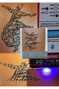 MASAÜSTÜ 40W LAZER CNC MAKİNASI ürün fotoğrafı
