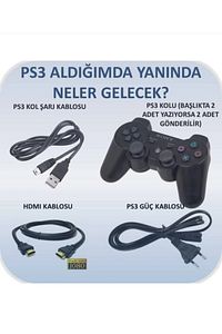 Ps3 1tb + 2 Kol + 80 Adet Dijital Oyun ( Kutusuz ) 12 Ay Garantili ürün fotoğrafı
