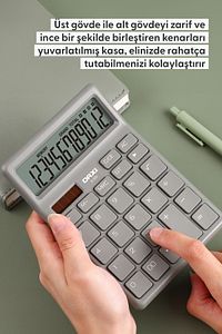 X-120 PASTEL PEMBE 12 HANELİ HESAP MAKİNESİ ürün fotoğrafı