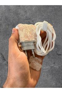 İphone 18w/20w Uyumlu Şarj Aleti Kılıfı, Şarj Kablosu Koruma Aparatı, Toparlayıcı, Koruyucu ürün fotoğrafı