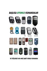 Kt-55 Pro Süper Işlemcili Garaj Kepenk Bariyer Kapı Oto Alarm 433mhz Programlanabilir Akıllı Kumanda ürün fotoğrafı