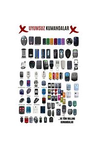 Kt-55 Pro Süper Işlemcili Garaj Kepenk Bariyer Kapı Oto Alarm 433mhz Programlanabilir Akıllı Kumanda ürün fotoğrafı
