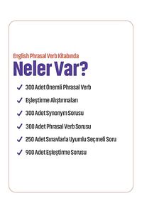 Phrasal Verb Kitabı - Yds / Yökdil / Ydt - 300 Adet Pf - 1750 Adet Soru ürün fotoğrafı