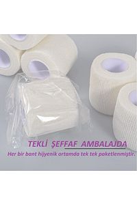 Kendine Yapışan Bandaj 5 Cm X 4,5 M Koban Beyaz ürün fotoğrafı