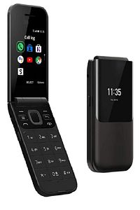 Flip Cover Aktif Kapaklı Tuşlu Cep Telefonu ürün fotoğrafı