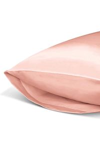 Pembe Ipek Saten Yastık Kılıfı 2’li 50x70 Toka Hediyeli Kıvırcık Saçlara Özel Cilt Dostu Kılıf ürün fotoğrafı