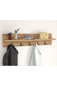 Portmanto Duvar Askılığı Elbise Askılığı Çam 80 Cm ürün fotoğrafı