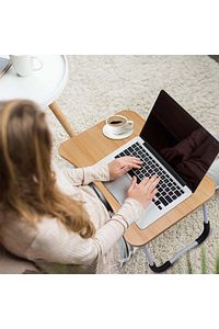 Laptop Sehpa Çalışma Kahvaltı Masası ürün fotoğrafı