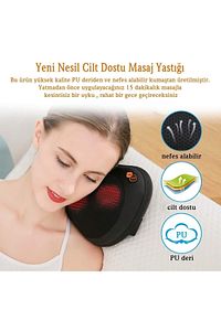 Boyun Sırt Bel Ayak Yoğurmalı Ovmalı Masaj Yastığı Aleti ürün fotoğrafı