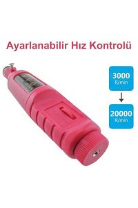 Elektrikli 12v Tırnak Törpü Seti Manikür Pedikür Protez Tırnak Ayak Nasır Ve Tırnak Mantar Makinesi ürün fotoğrafı