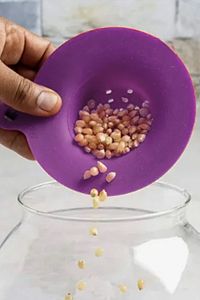 Lila Micro POPCORN Borosilikat Cam Mısır Patlatma Tenceresi ( Ocak Üstünde ve mikrodalga Uygundur) ürün fotoğrafı