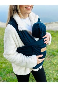 Anakucağı Cepli Bebek Taşıma Şalı, Bebek Askısı Sling ürün fotoğrafı