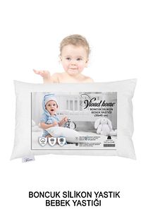 Antialerjik Bebek Yastığı, Boncuk Silikon Yastık, %100 Pamuklu Kılıf, 200gr ürün fotoğrafı
