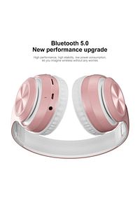 Bluetooth Kablosuz Stereo Kulaklık Pembe ürün fotoğrafı