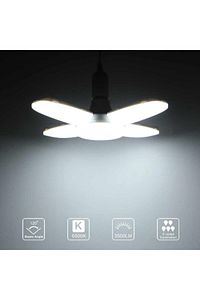 50 Wat 5.000 Lumen 4 Kollu Katlanır Pervane Led Ampül Tasarruflu 50 Wat Kanatlı Led ürün fotoğrafı
