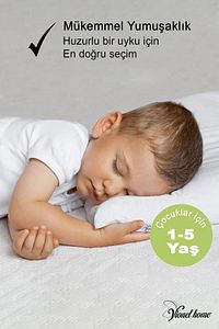 Antialerjik Bebek Yastığı, Boncuk Silikon Yastık, %100 Pamuklu Kılıf, 200gr ürün fotoğrafı