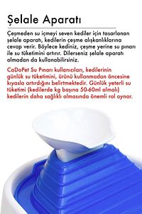 Otomatik Kedi Su Pınarı Kedi Su Çeşmesi 2 Litre Filtreli ürün fotoğrafı
