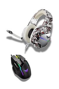 Novan cmgh-130 7.1 mikrofonlu oyuncu kulaklığı- Crown Micro Noyan 7200 DPI rgb makrolu oyuncu mouse ürün fotoğrafı