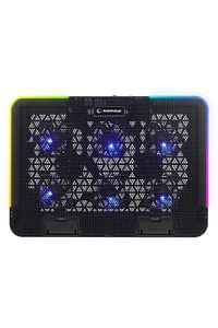 SIXPOWER R9 6 Fan RGB Işıklı Telefon Uyumlu Tutuculu Usb Çoklayıcı Notebook Soğutucu Stand ürün fotoğrafı