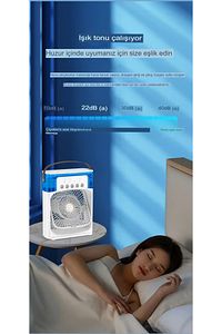 600 ML Taşınabilir Buzlu Fan nemlendiricili USB sessiz vantilatör serinletici Fan masaüstü ofis için ürün fotoğrafı