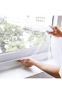 Tüm Cam Pencere Kapılara Uyumlu Çift Kanat Pencere Sinekliği ürün fotoğrafı